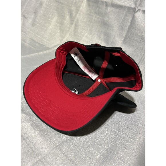 Disney Parks Mickey Mouse Ear Hat Baseball Cap M Logo Black Adjustable - Picture 3 of 5